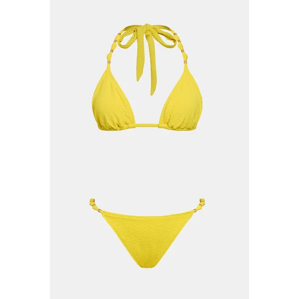 Bikini col plongeant et bas taille basse