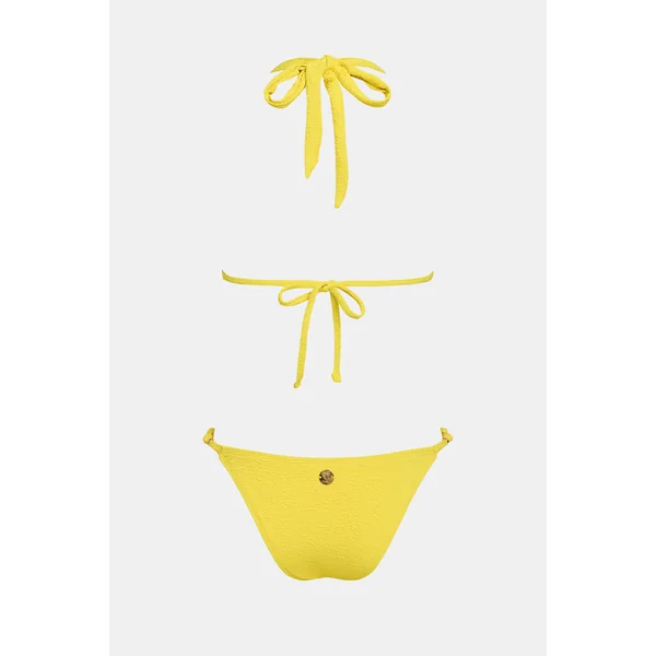 Bikini col plongeant et bas taille basse