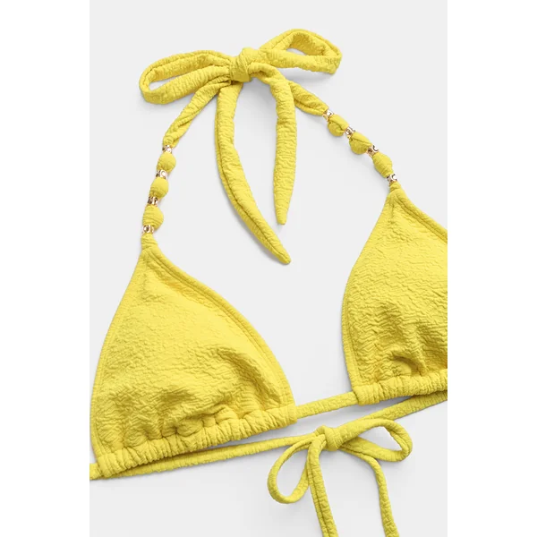 Bikini col plongeant et bas taille basse