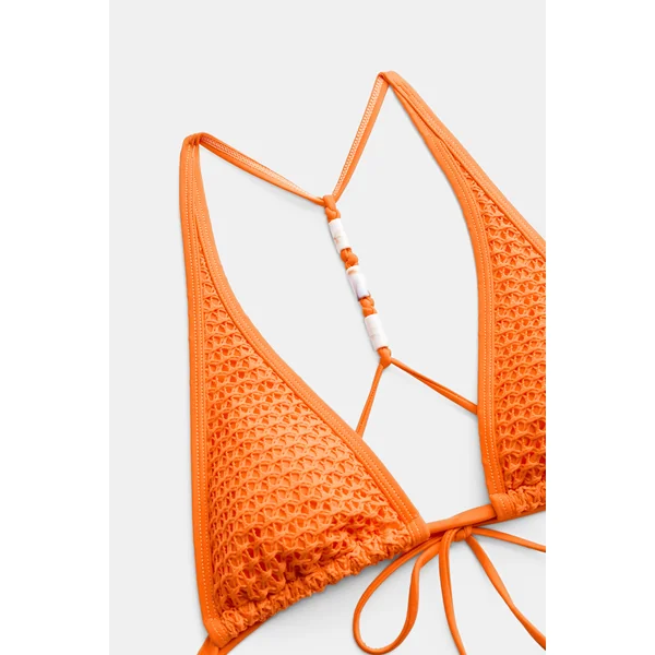 Bikini col plongeant et bas ultra échancré