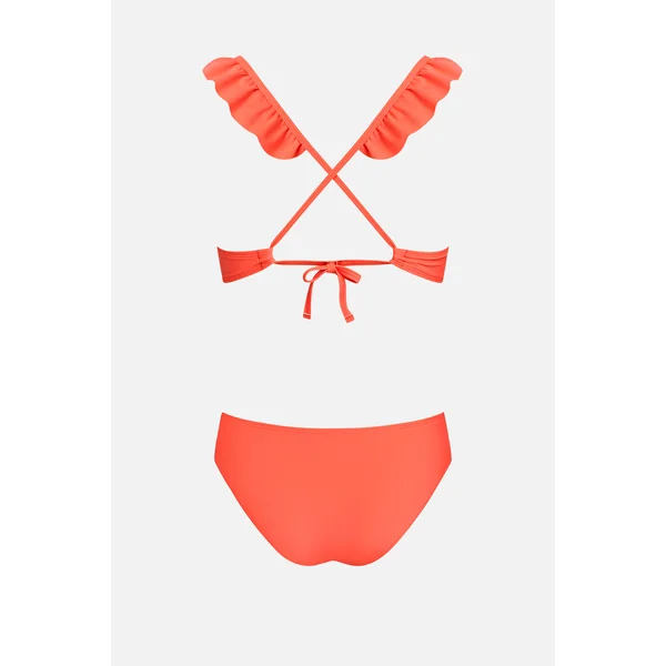 Bikini enfant rouge col rond