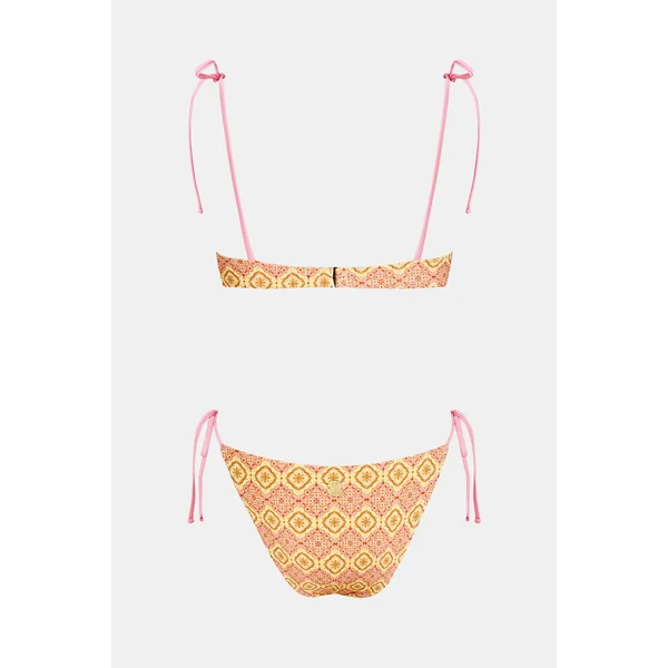 Bikini ethnique à armature bas taille basse