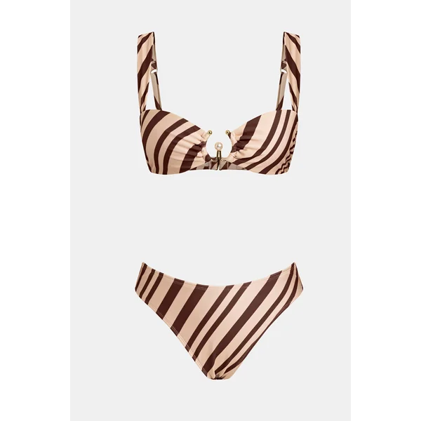 Bikini fil en U et bas échancré