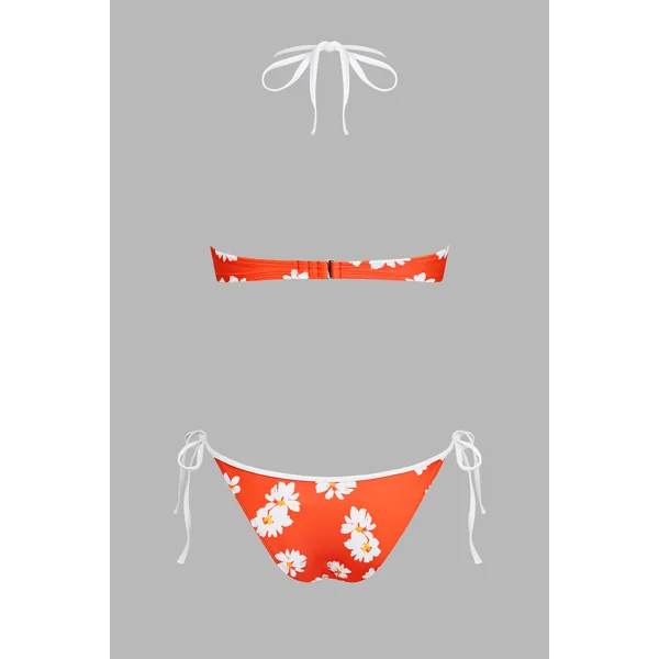 Bikini floral balconnet échancré