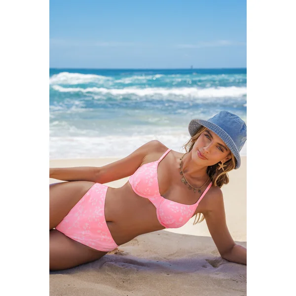 Bikini floral DD+ bretelles ajustables