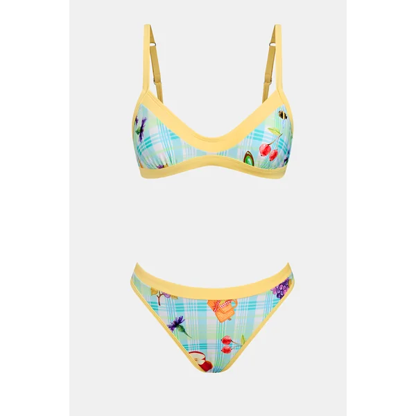 Bikini fruité col scoop