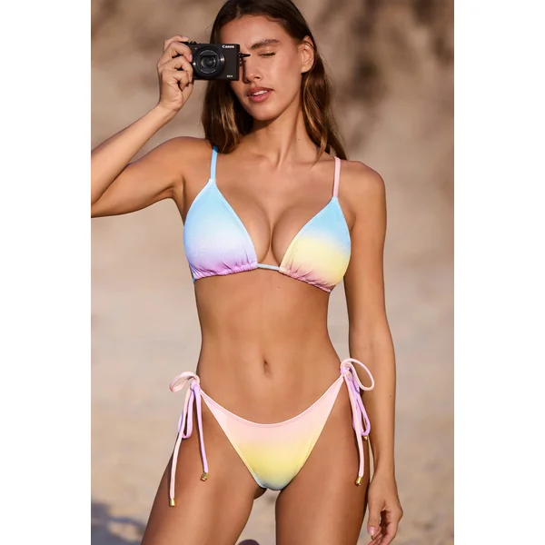 Bikini ombré bas taille basse