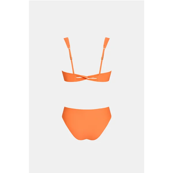 Bikini orange bas taille moyenne