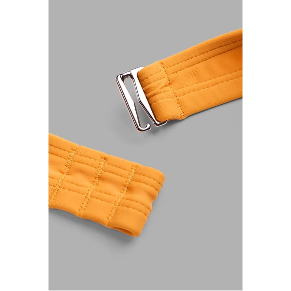 Bikini orange col cœur armature