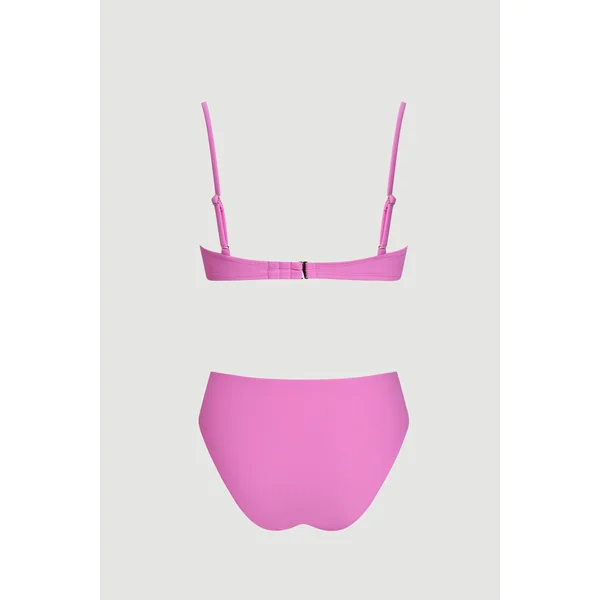 Bikini rose bonnets moulés