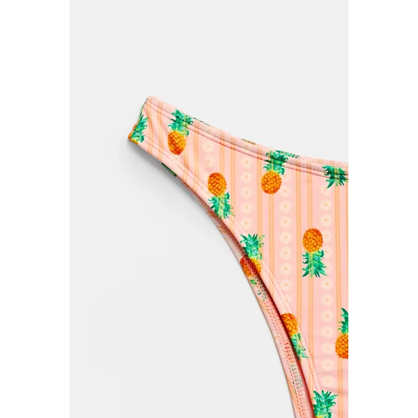 Bikini tropical dos croisé