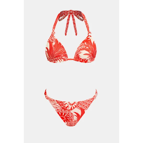 Bikini tropical extra échancré