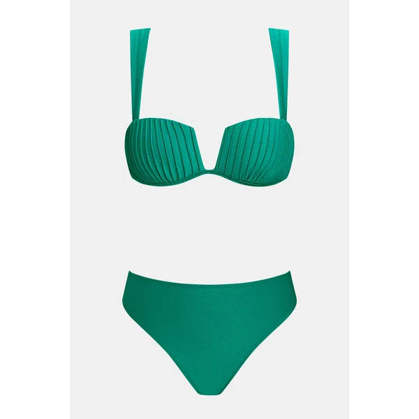 Bikini vert bonnets moulés