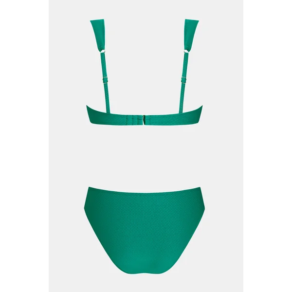 Bikini vert bonnets moulés