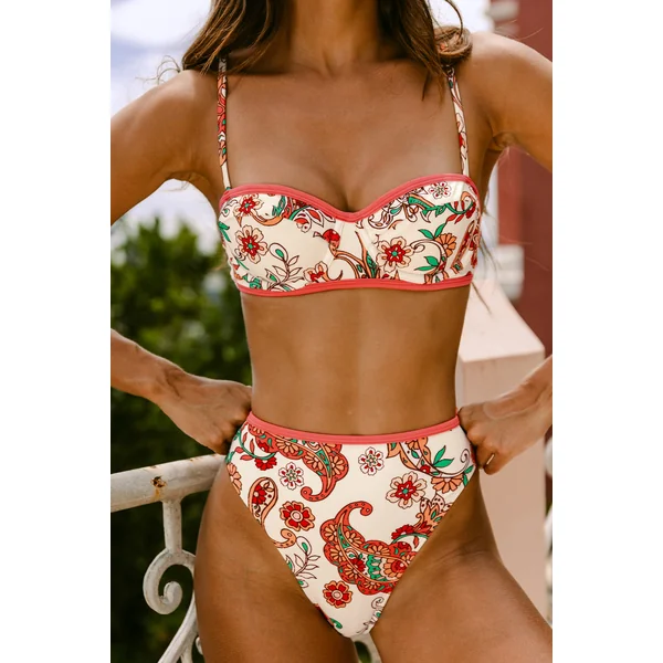 Bikini à motif ethnique