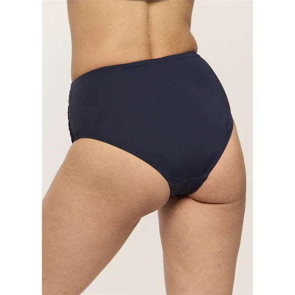 Black Sand - Culotte taille haute avec plis sur le côté Midnight 12 Marinea