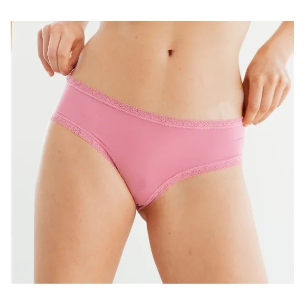 Blush - Culotte Shorty en microfibre avec bodure en dentelle Primrose Small