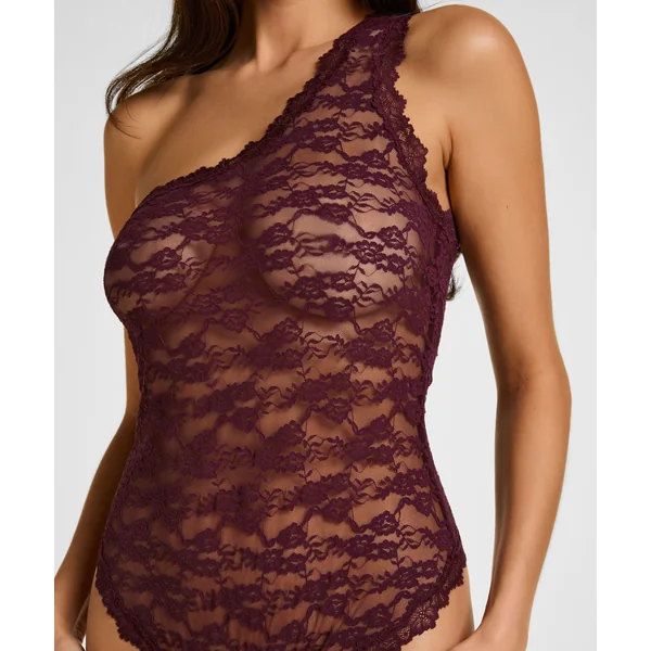 Body Asymétrique Aveline - Violet