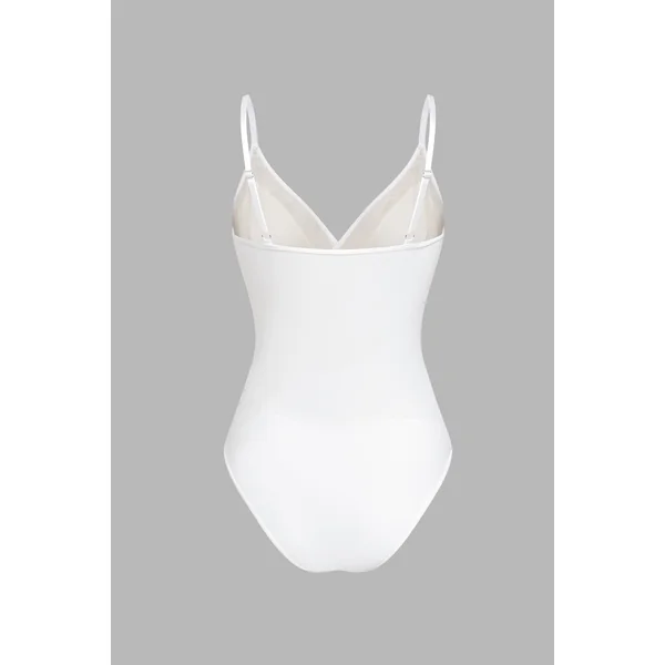 Body gainant blanc bretelles ajustables