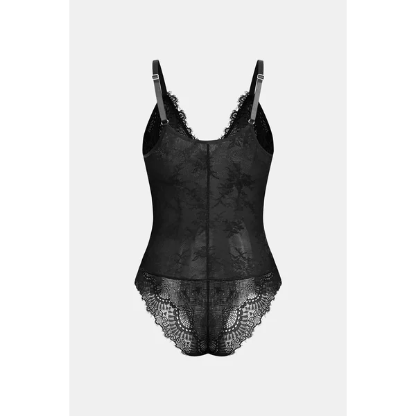 Body gainant dentelle bretelles ajustables maintien léger