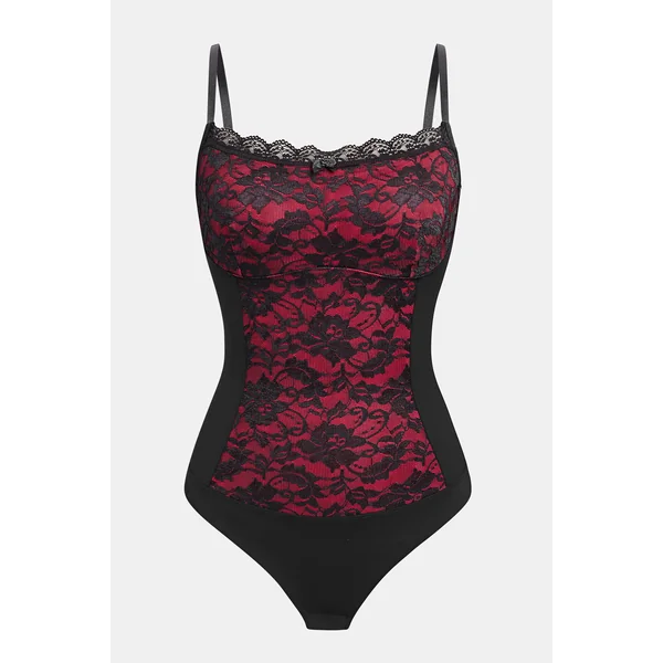 Body gainant dentelle