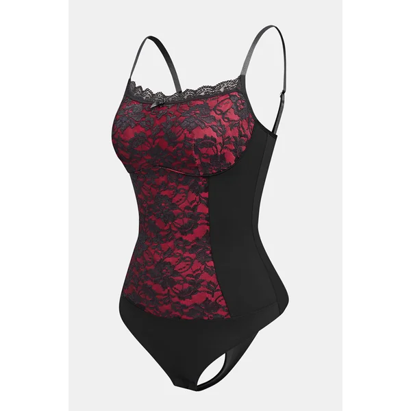 Body gainant dentelle