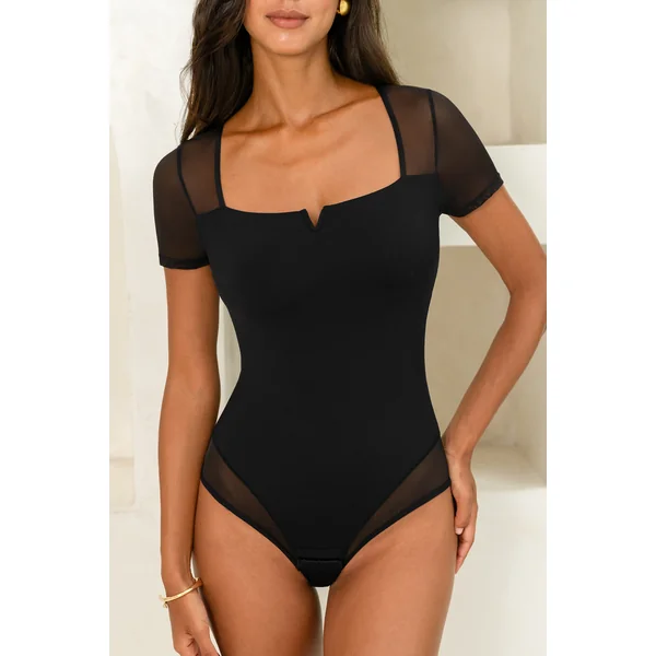 Body gainant manches courtes