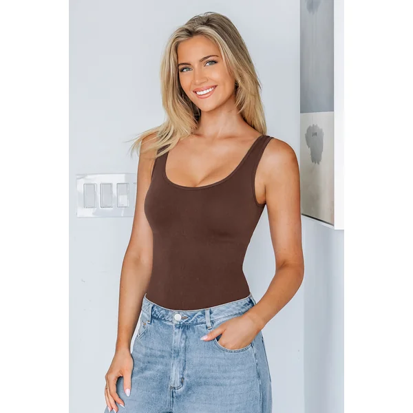 Body gainant marron maintien abdominal