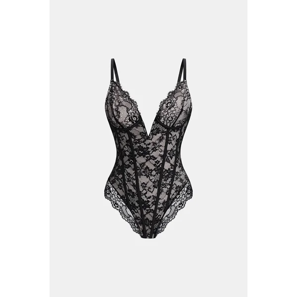 Body gainant noir effet sculptant