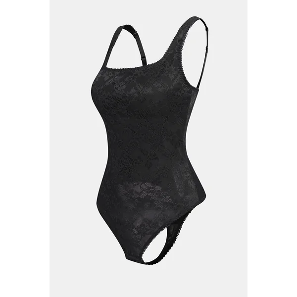 Body gainant noir maintien léger