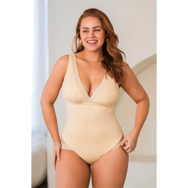 Body gainant nude maintien moyen soutien abdominal