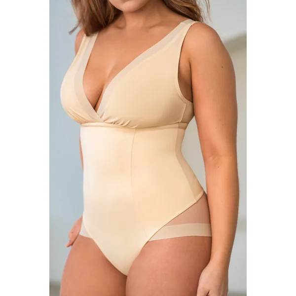 Body gainant nude maintien moyen soutien abdominal