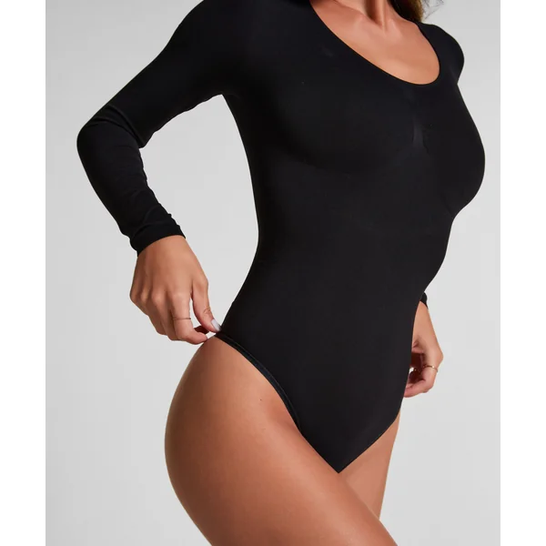 Body Shaping string sans couture - Noir