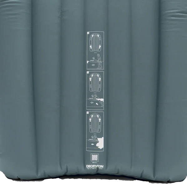 BODYBOARD TANDEM GONFLABLE ENFANT ADULTE bleu Gris