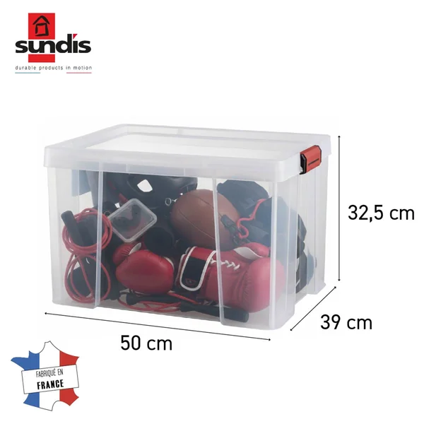 Boite de rangement Sundis 45 L - Clip'N Store