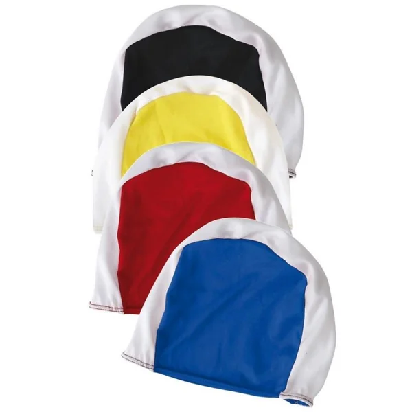 Bonnet de bain natation Tremblay polyester Adulte - Noir/Blanc