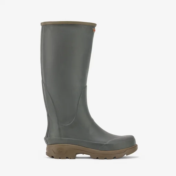 BOTTES CHASSE CAOUTCHOUC HOMME 500 VERTES