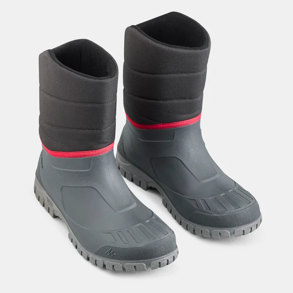 Bottes de randonnée neige chaudes et imperméables homme, NH100 gris