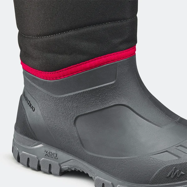 Bottes de randonnée neige chaudes et imperméables homme, NH100 gris