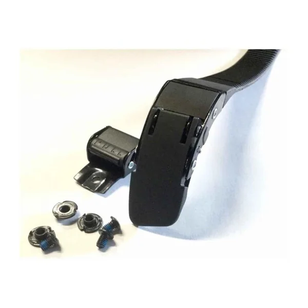 Boucle de serrage roller en ligne POWERSLIDE Classic Buckle, 18cm incl. Hardware, black LEFT