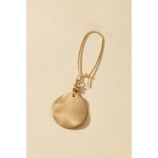 Boucles d’oreilles dorées ornée de charms