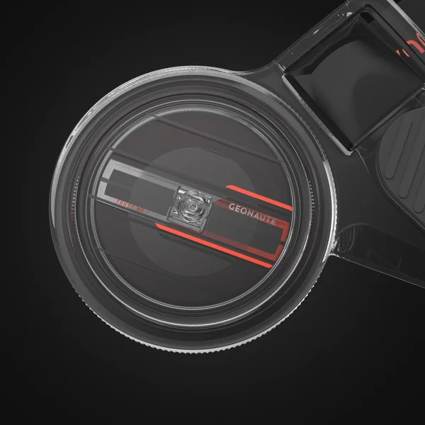 BOUSSOLE POUCE GAUCHE POUR COURSE D'ORIENTATION RACER 900 NOIR