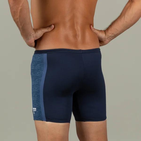 Boxer de Bain Natation Long - Yoko - Mala Bleu / Blanc