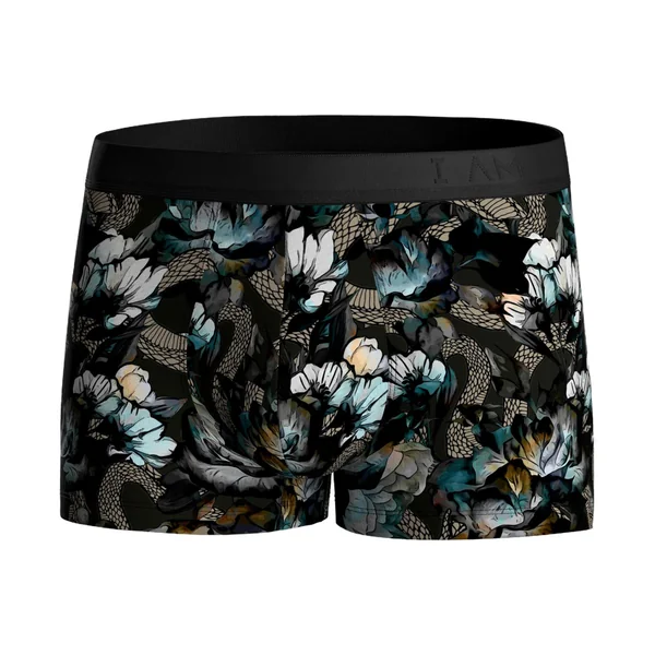 Boxer en Lyocell I am Amused Grey/Blue