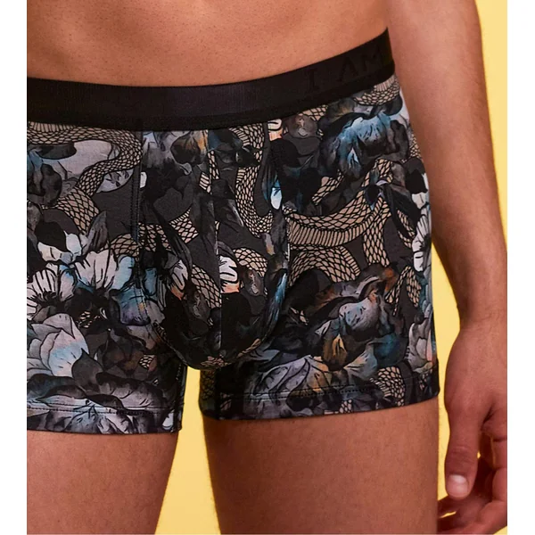 Boxer en Lyocell I am Amused Grey/Blue