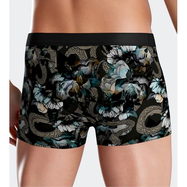 Boxer en Lyocell I am Amused Grey/Blue
