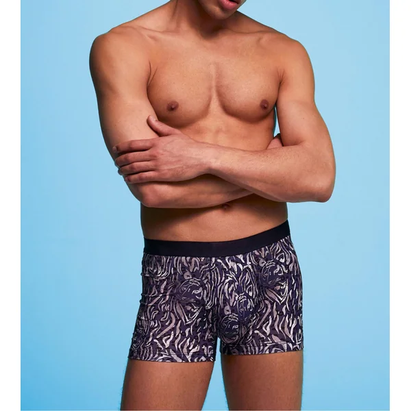 Boxer en Lyocell I AM Blue/Black/White