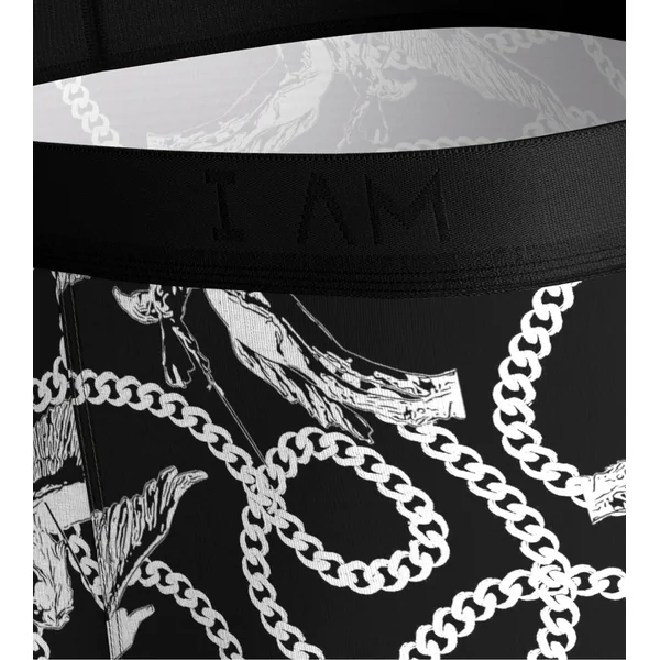 Boxer en Lyocell I am Mysterious Black/White