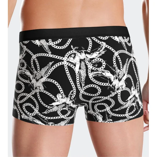 Boxer en Lyocell I am Mysterious Black/White