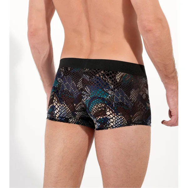 Boxer en velours dévoré Cobra